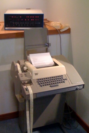 Altair with teletype