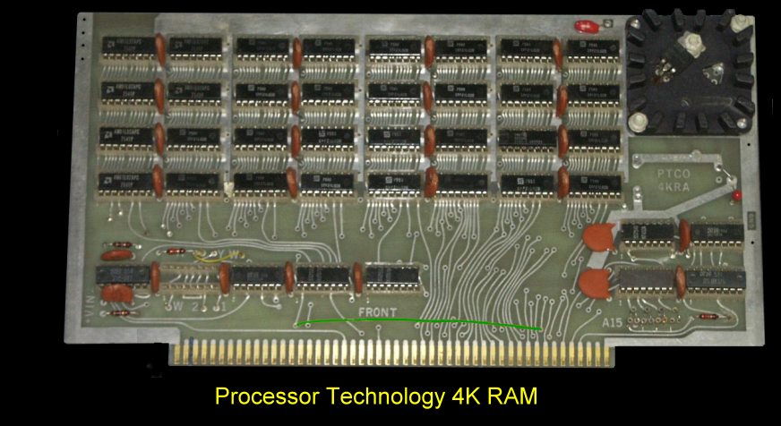 Processor Technology 4K RAM