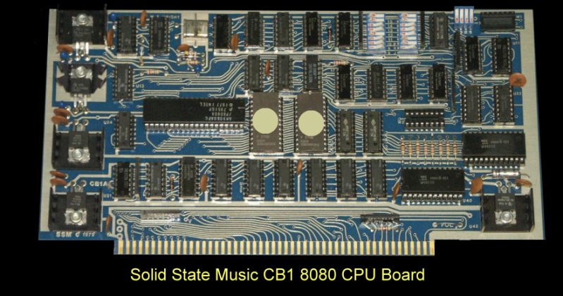 SSM 8080 CPU Board