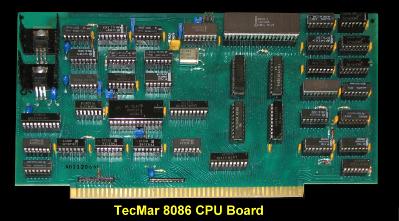 tecMar 8086 CPU Board