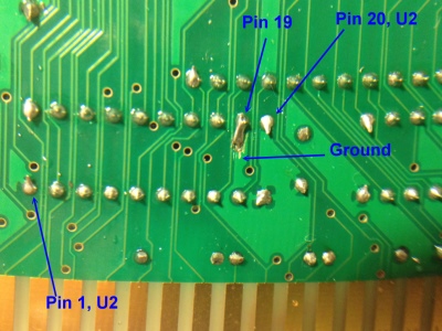 Pin 19,U2 Correction