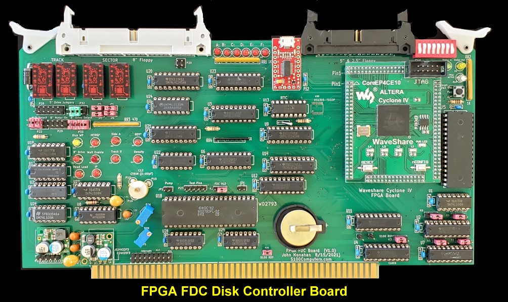 FPGA FDC Disk Controller Board Final