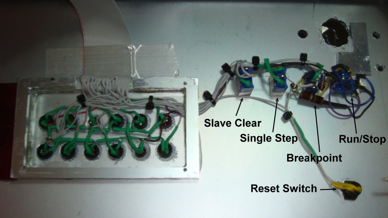 Front panel LED's (Back)