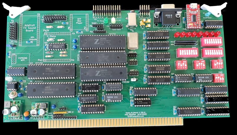 Board with Chips