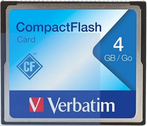 4GB Verbatum CF card