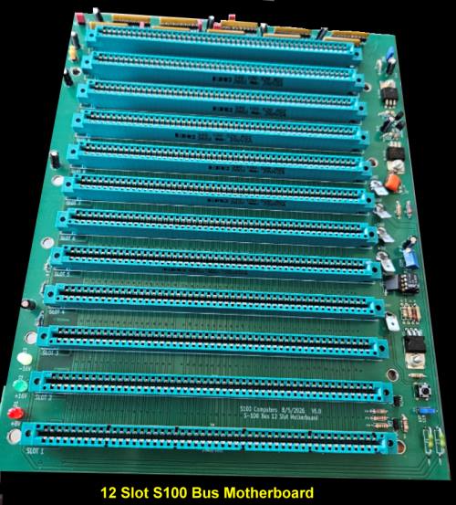 Finished S100 Motherboard