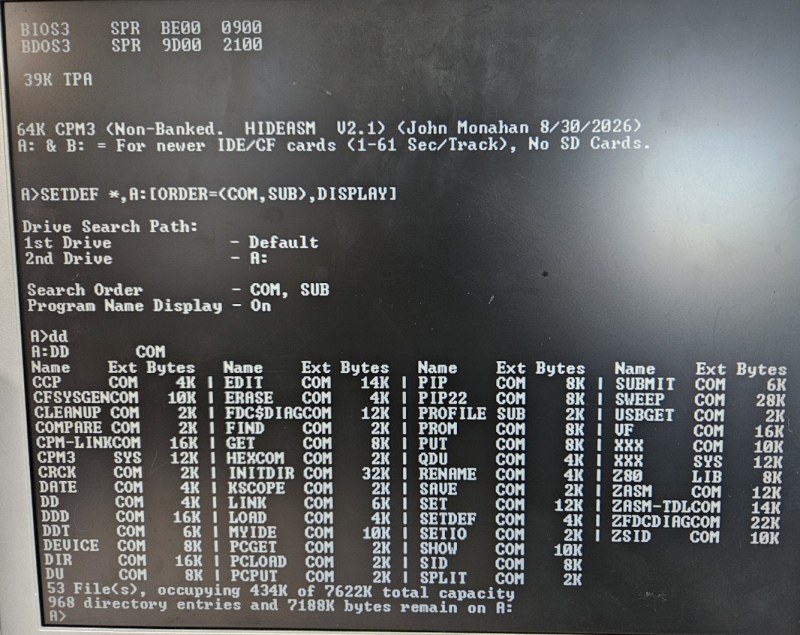 CPM3 Boot1 Signon